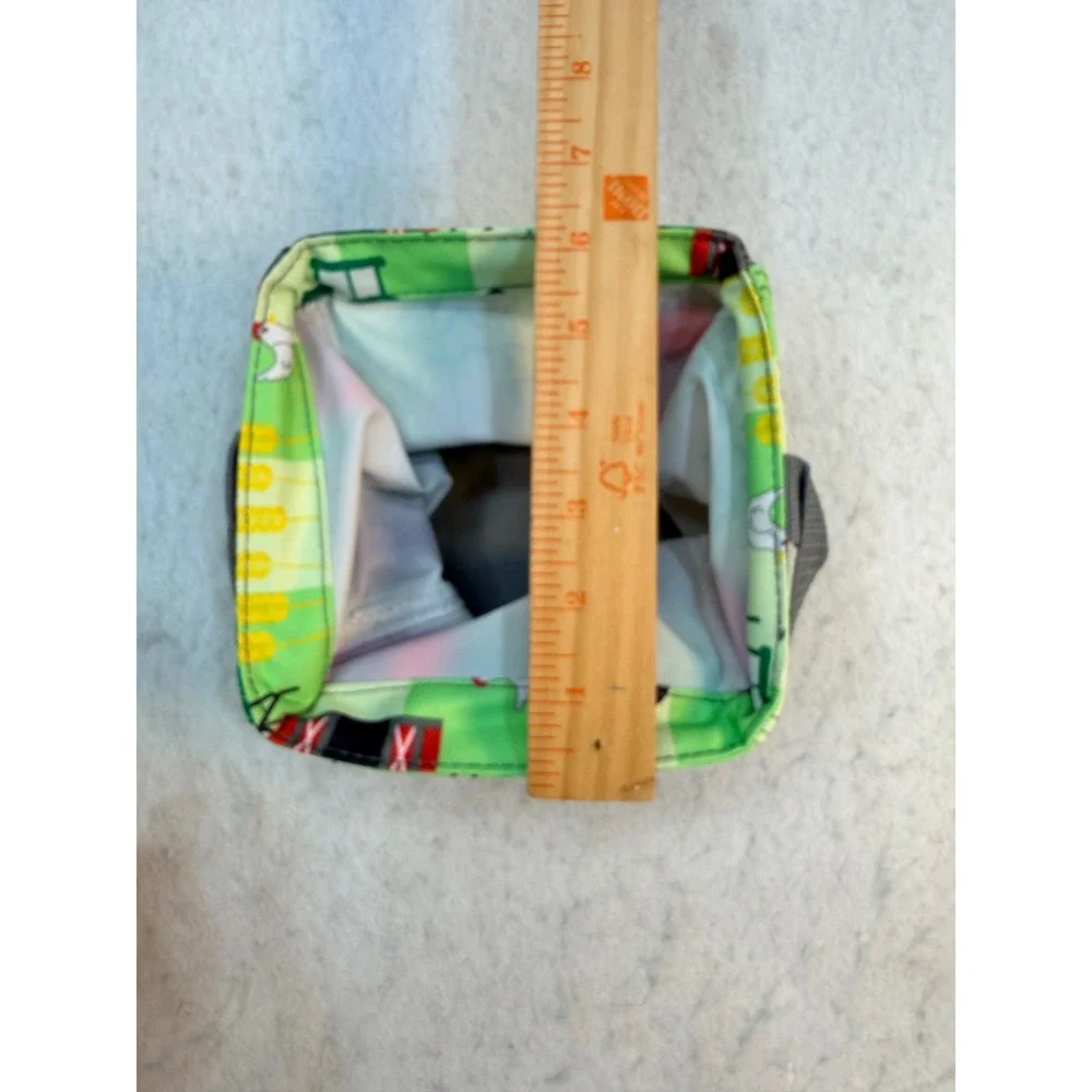 Thirty-One Little Carry-All Caddy Farm Fun Print 3401AD270000 Green Barn Chicken